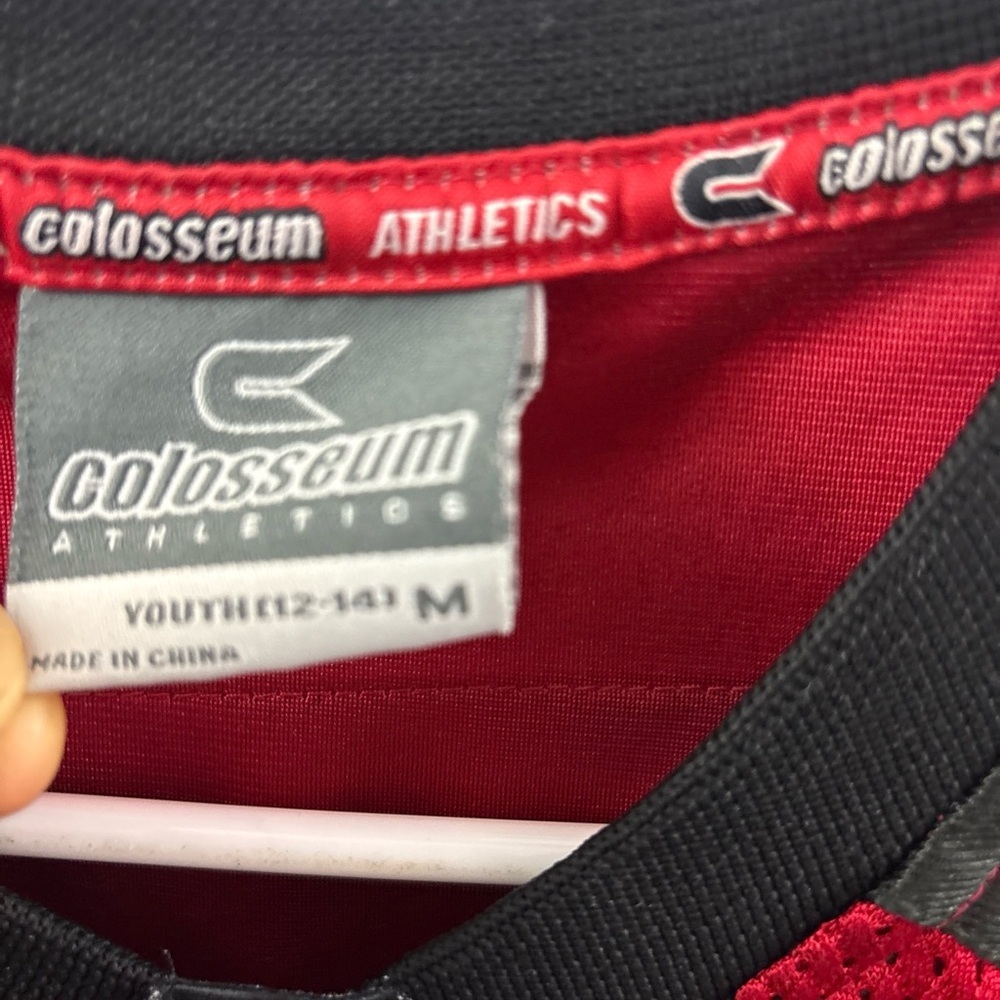 Georgia Bulldogs Jersey Youth M (12/14) Red #8 NCAA Football Colosseum NCAAF SEC - Picture 4 of 12